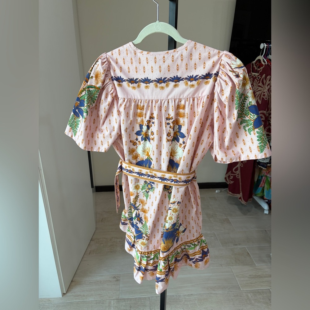 FARM Rio Pink Floral Printed Mini Dress - Picture 6 of 10